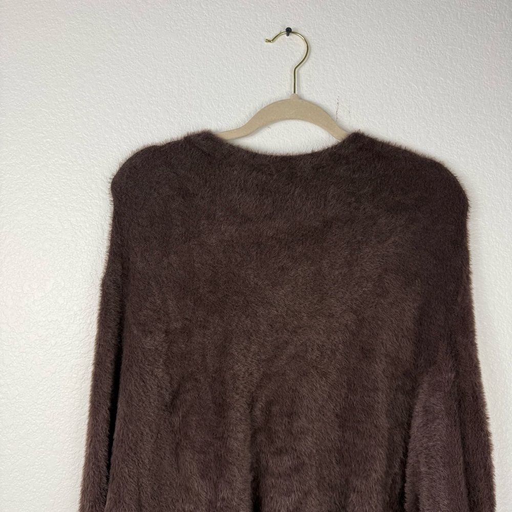 Free People Cozy Brown Women's Sweater cardigan size XS - Picture 6 of 9